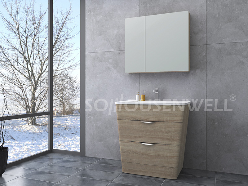 HS-E1923 Großhandel kleine Badezimmereitelkeit Badezimmerschrank modernes Design