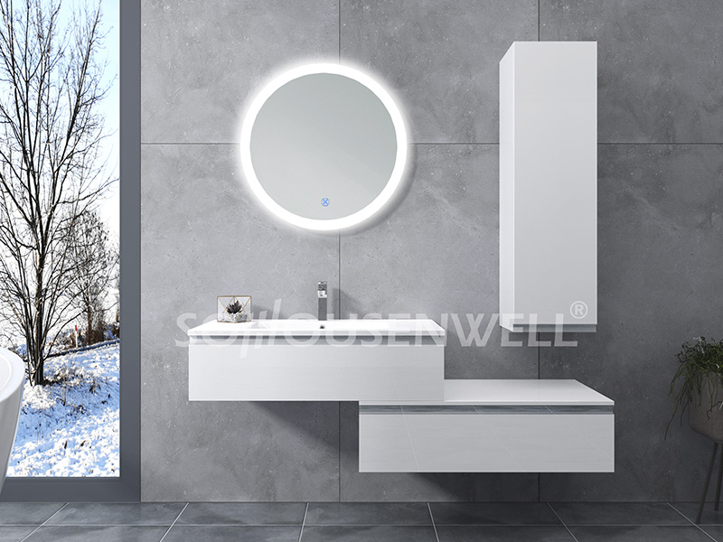 HS-E1986 Modedesign Badezimmerschrank Hotel Eitelkeit LED beleuchteter Badezimmerspiegel