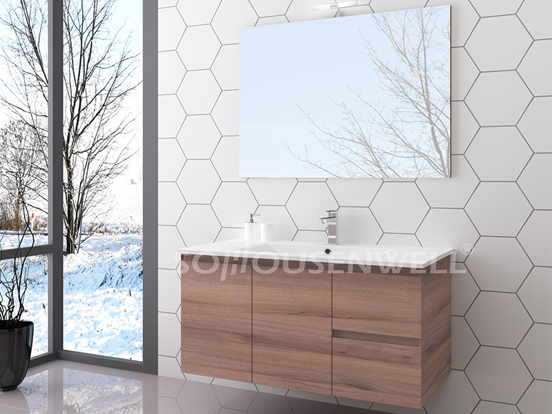 Jaz-900 Neuer hochwertiger Badezimmerschrank mit Spiegel-Waschtisch aus China
